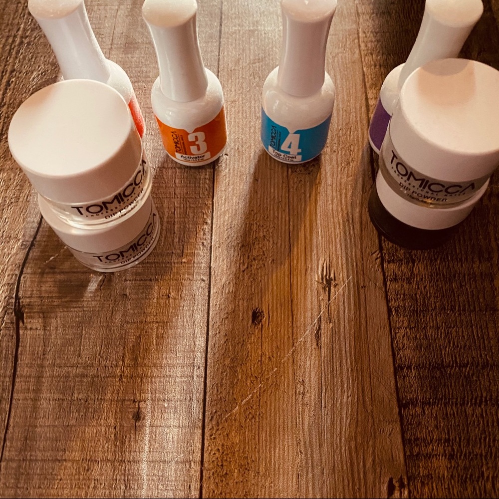 Dip nail set